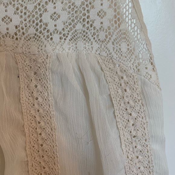 Nordstrom Lace Mini Boho Slip Dress, XS - Picture 3 of 4